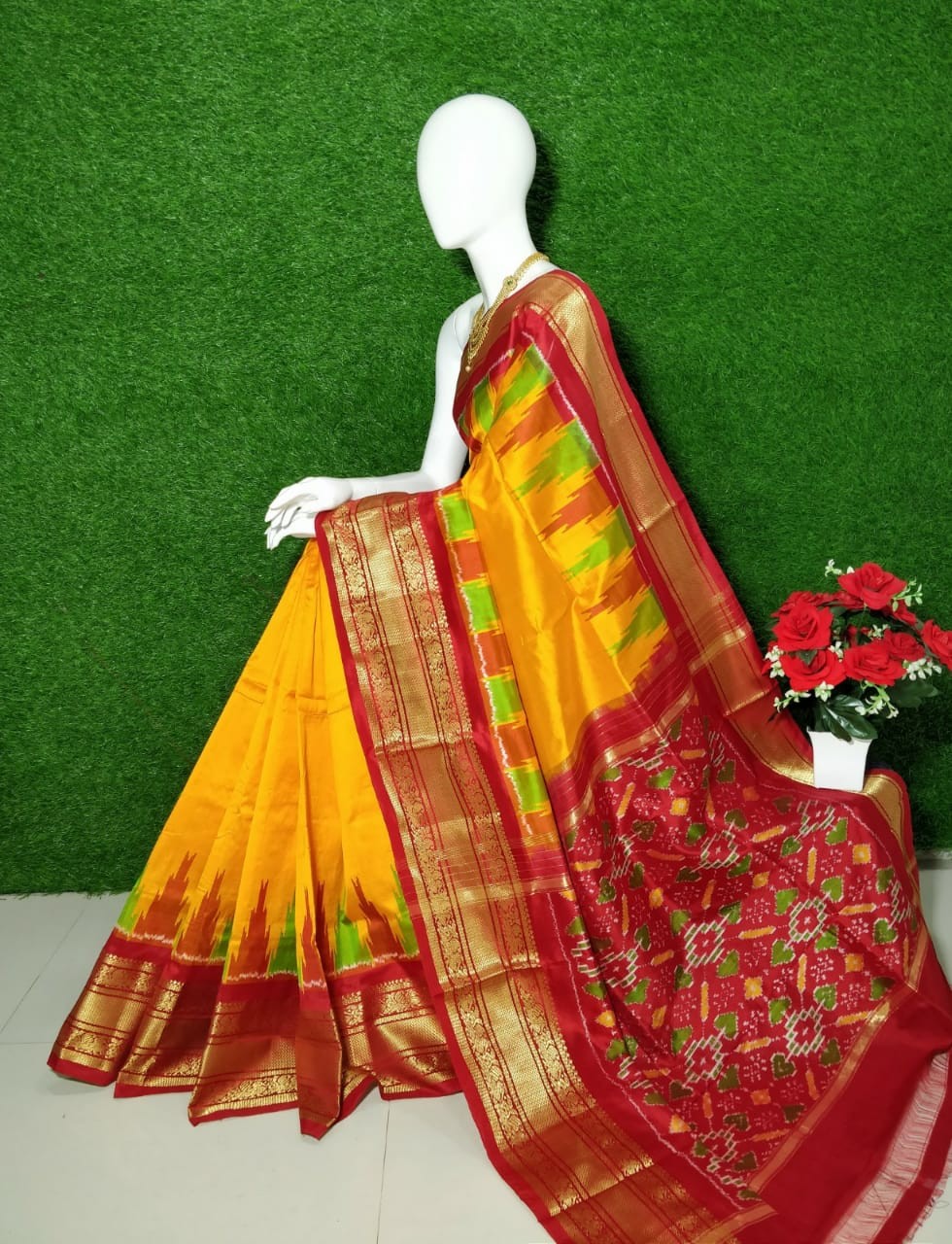 Pin on pochampally ikat sarees